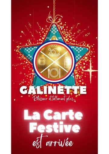 La Carte Festive est arrivée ...